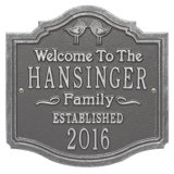 5-Line Wall Address Plaque