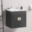 Base de meuble-lavabo simple mural 20 po seulement