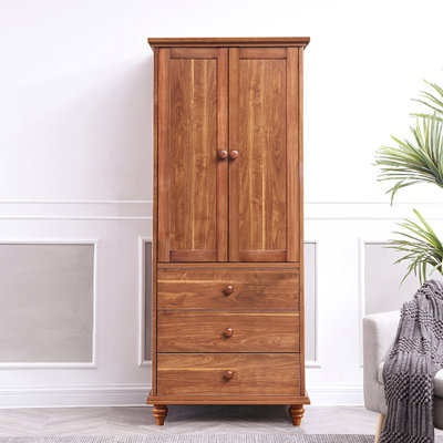 Garde-robe avec tablette amovible