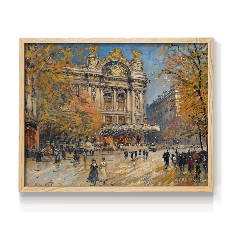 Série paysage - CXIX - Impression encadrée - Restickable, Naturel, H 11 po x l 14 po