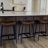 2-Pack Upholstered Counter Height Saddle Bar Stool-1133445345-1140107954