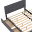 Lit plateforme tapissier avec rangement Mirbana-598856153