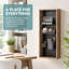 Armoire de rangement murale modulaire 12 ", organisateur de panneau perforé réglable avec 4 accessoires givrés