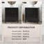 Meuble-lavabo noir avec lavabo supérieur, meuble-lavabo moderne avec 2 tiroirs et un tiroir basculant, meuble-lavabo simple