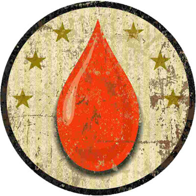 «Gasoline Drop», impression sur toile tendue