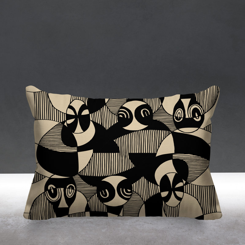Housse de coussin d'extérieur et insert, Beige