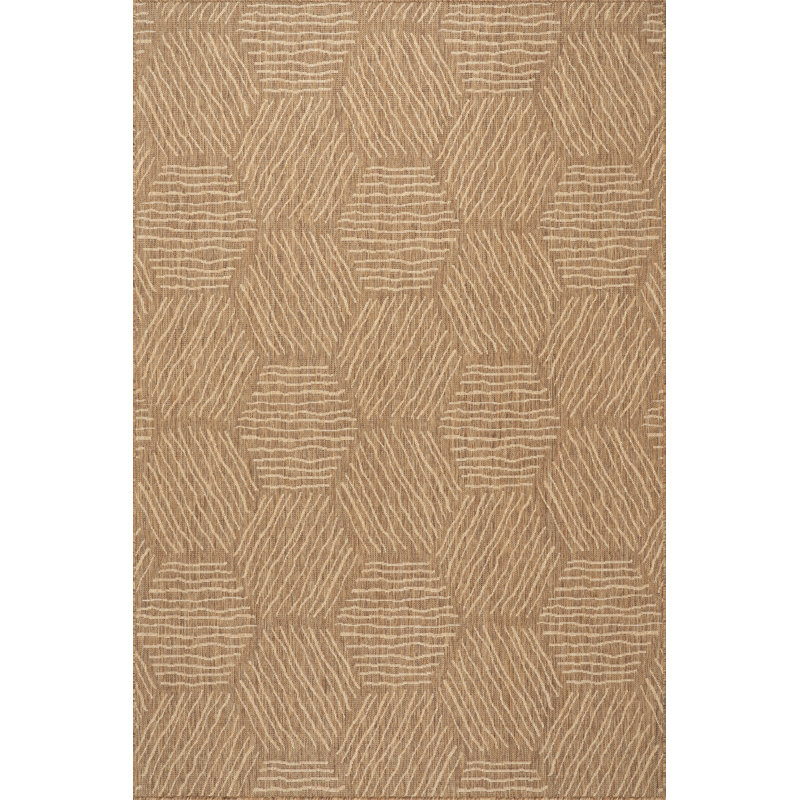 Wynette Geometric Indoor/Outdoor Area Rug, Rectangle 5' x 8'