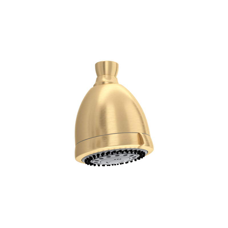 3.63" Multi Function Fixed Shower Head, Satin English Gold