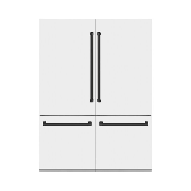 ZLINE 60" Autograph Edition 32.2 cu. ft. Built-in 4-Door French Door Refrigerator