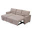 Canapé-lit modulaire rembourré en lin Rosina-86764424