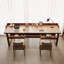 Bureau en bois de pin massif avec 3 tiroirs - Design à bord fermé-1827846355
