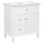 Meuble-lavabo de 30 po avec lavabo et rangement réglable-602042749