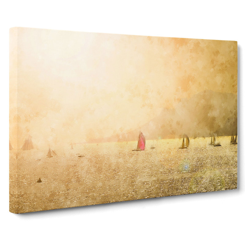Sailing Boats - Wrapped Canvas, 40cm H x 60cm W x 3cm D
