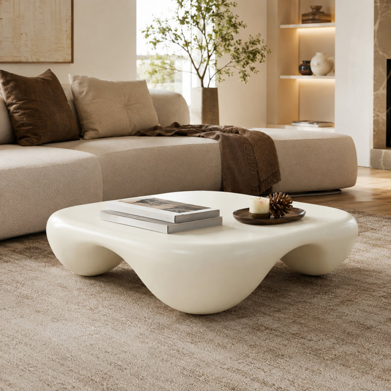 Table basse Caston 39,37 po Caston, Blanc