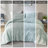 Mira Aqua Crushed Velvet Sherpa Reversible 3-Piece King/Cal King Comforter Set-1046338014-1026613262
