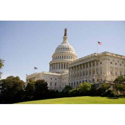 United States Capitol 1 Piece Wrapped Canvas Wall Art
