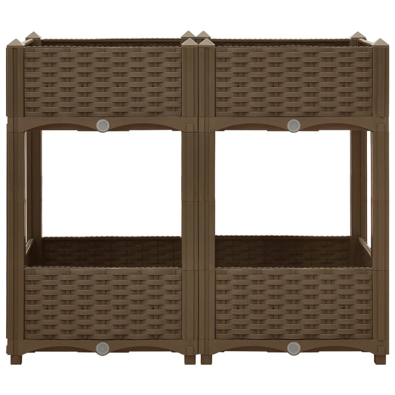 Rossmoyne Raised Garden Bed, Brown