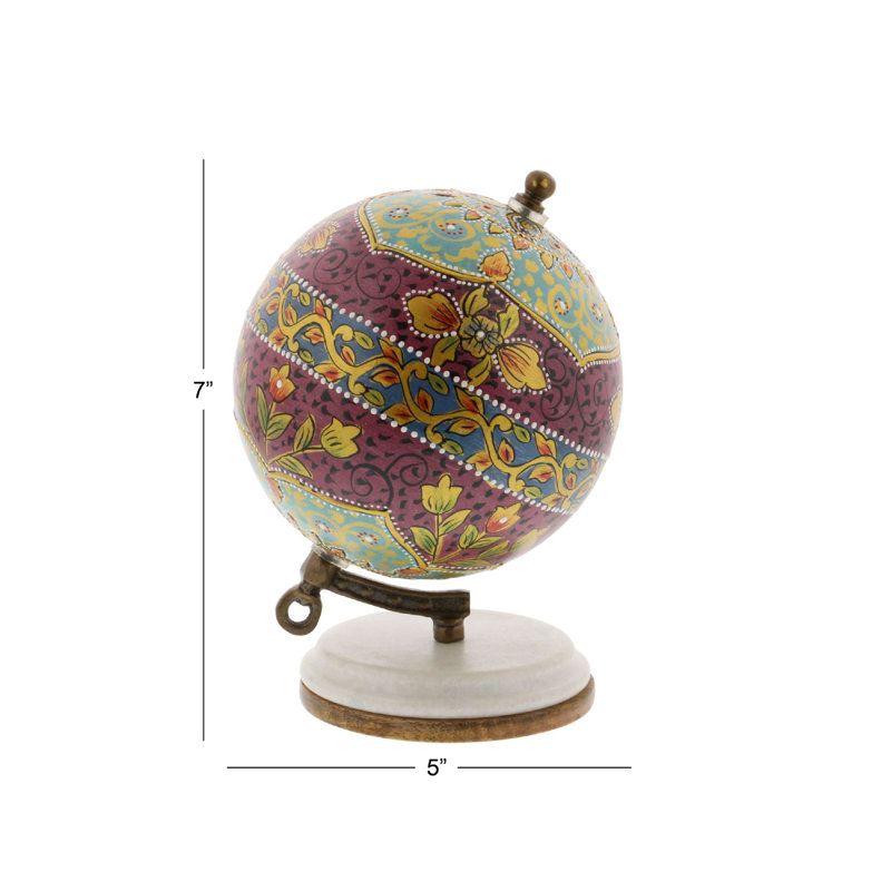 Plastic / Acrylic Tabletop Globe, 7" H x 5" W