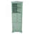 Green Triangle Tall Cabinet With 3 Drawers And Adjustable Shelves For Bathroom, Kitchen Or Living Room, MDF Board With Painted Finish-1702833821