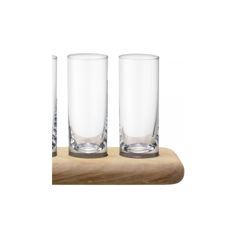 Paddle Handmade Shot Glass, Clear