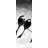 Five Birds Perched - Black & White Framed Matted Print Decor
