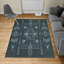 Tapis bleu / gris-60606429