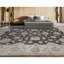 Ziegler Wool Oriental Area Rug in Black/Gray/Beige