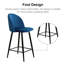 Zabala Upholstered Counter Stool-1380007969