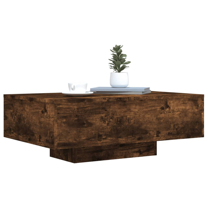 Cueto Four Leg Coffee Table, Smoked Oak