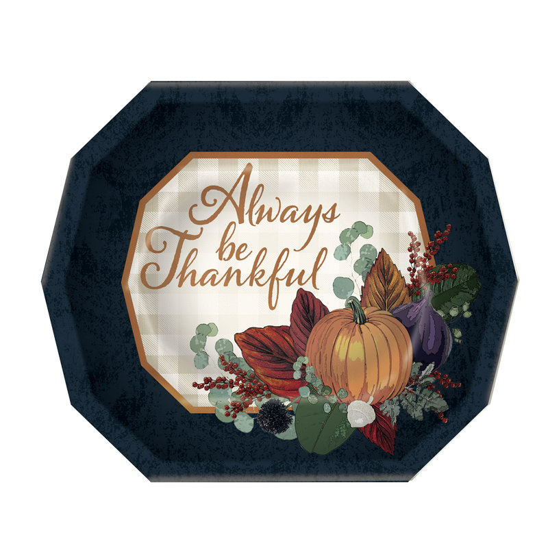 Assiettes d'automne de l'Action de grâce