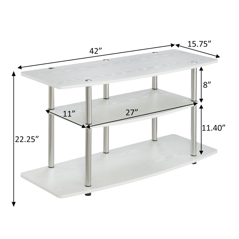 Edwin TV Stand, White