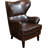 Barnard Faux Leather Armchair-107541349