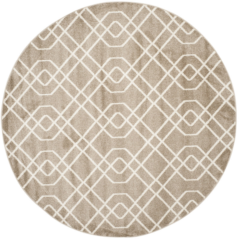 Thornbury Performance Geometric Rug, Round 7'