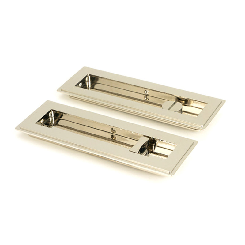 Door Accessory, Polished Nickel, 17.5cm H x 6cm W x 1.3cm D