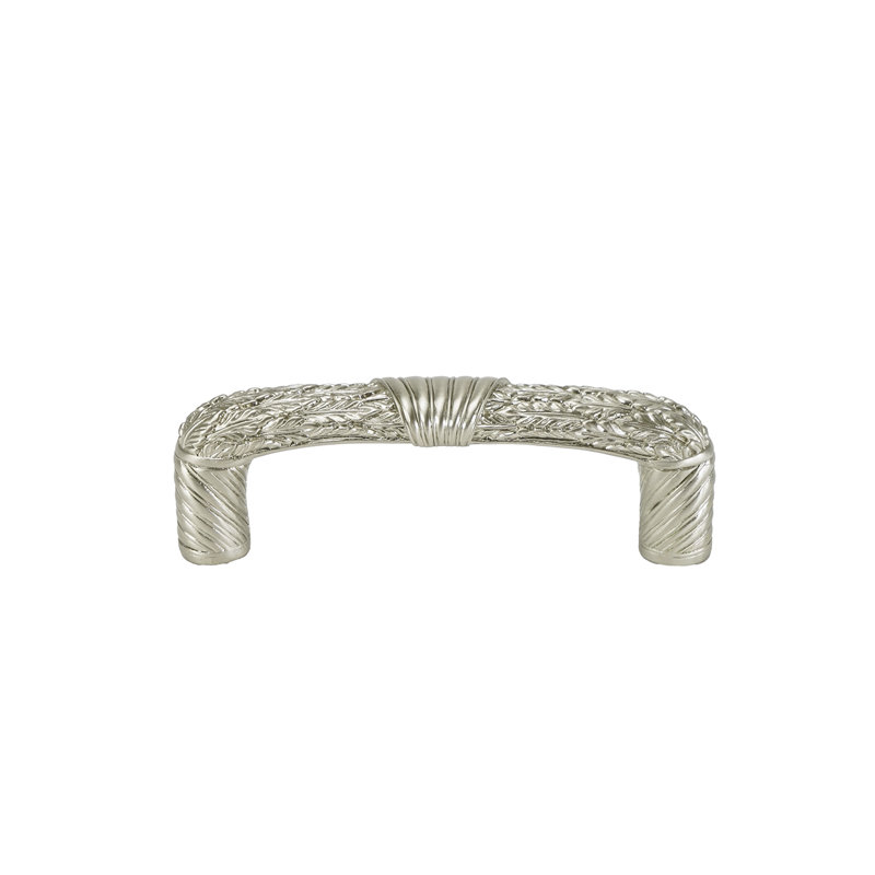 EDGAR BEREBI NANTUCKET 3" CENTER TO CENTER PULL IN MUSEUM GOLD PLATE, Satin Nickel