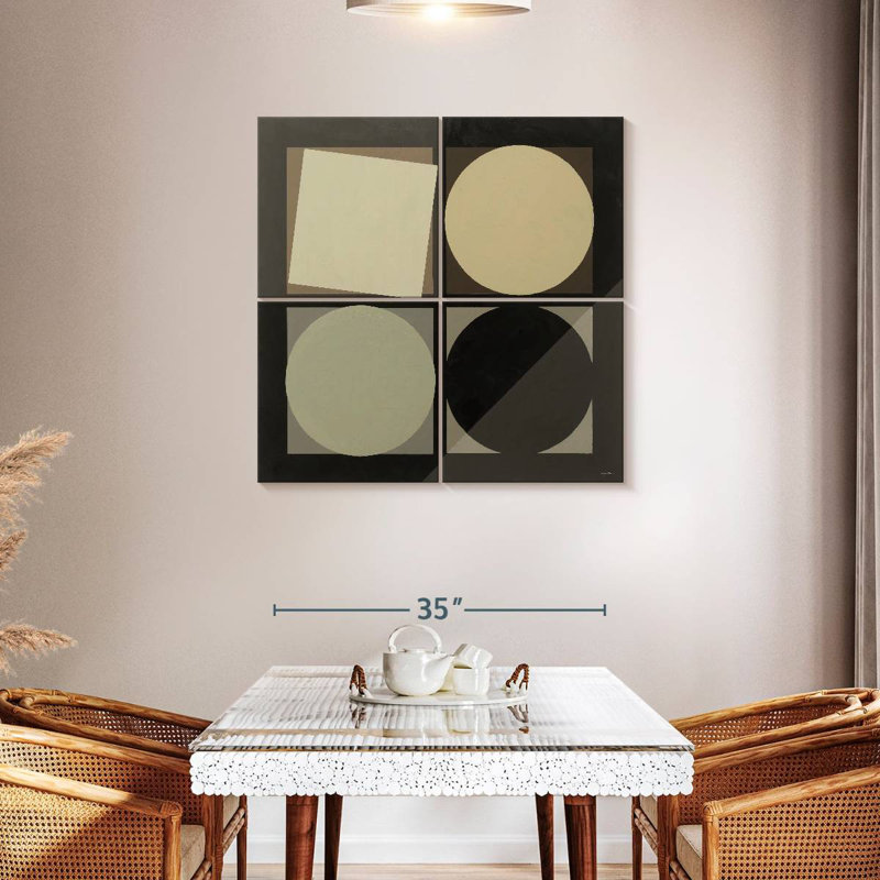Geo Natural, 38" H x 38" W