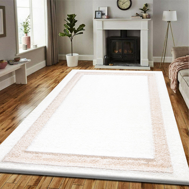 Yorkana Solid Colour Shag Area Rug, Rectangle 160 x 230cm