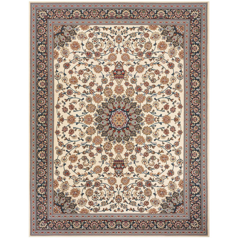 Tapis traditionnel ivoire Tollefson, Rectangle 9 pi x 12 pi
