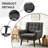 Bolanle 30" W Tufted Wide Back Accent Armchair-645810909