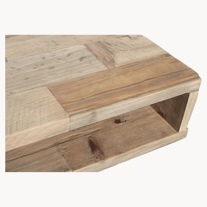 Gia Solid Wood Trestle End Table