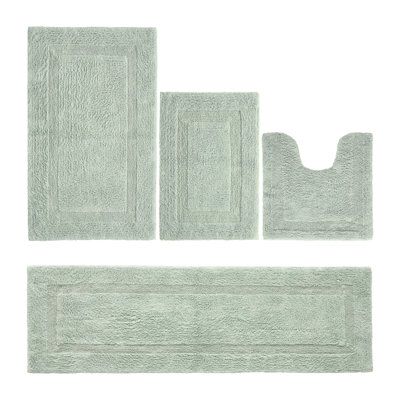 Ensemble de tapis pour salle de bain 100% coton 2370 g / m² Lux