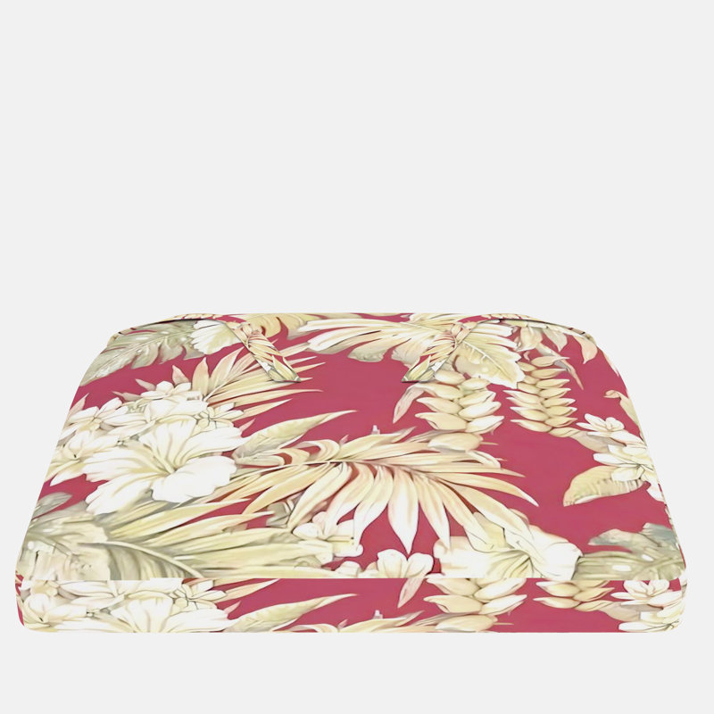 Indoor/Outdoor Dining Chair Seat Cushion, Paradiso Crimson