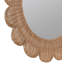Sonia Scalloped Rattan Mirror