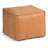 Brody 18" Wide Faux Leather Square Pouf Ottoman-514673199