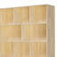 Armoire de rangement à 8 compartiments, organisateur en bois à tablettes fixes pour livres / jouets / décoration intérieure, armoire à compartiments multiples, bibliothèque en bois moderne