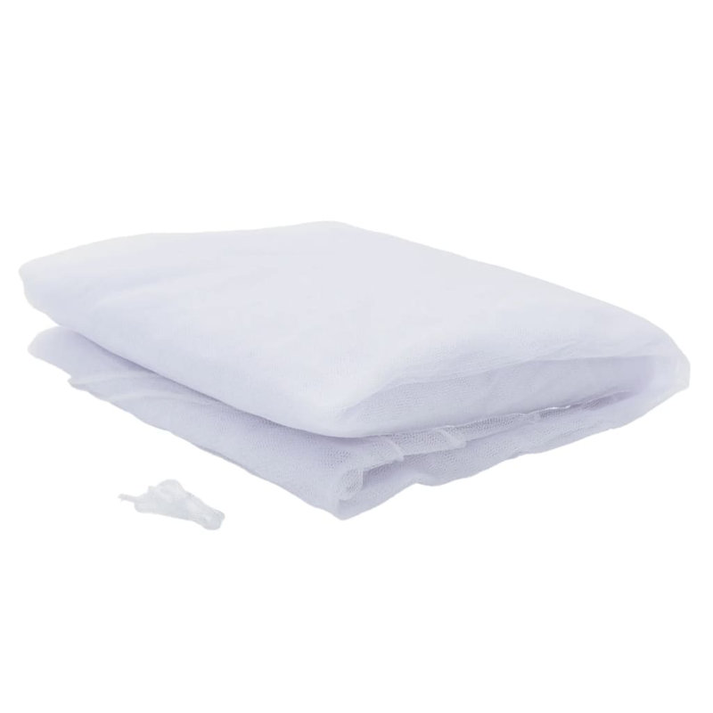 Moustiquaire pour parasol Vidaxl 220 Mesh, Blanc, H 98,4 po x l 129,9 po x P 129,9 po