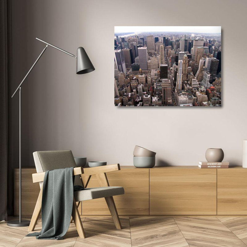 New York City Rooftops, 18" H x 24" W