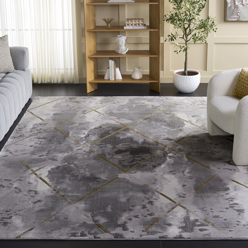 Erharuyi Performance Geometric Rug, Rectangle 8' x 10'