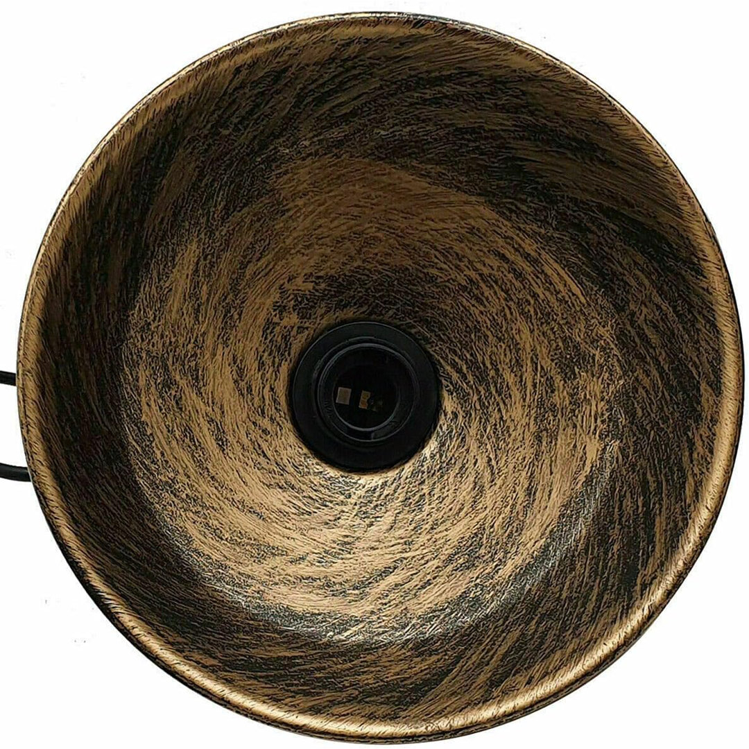 1 - Light Brushed Copper Bowl Pendant