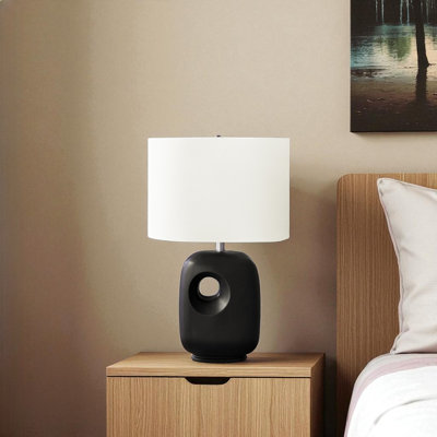 Elston Black Ceramic Table Lamp